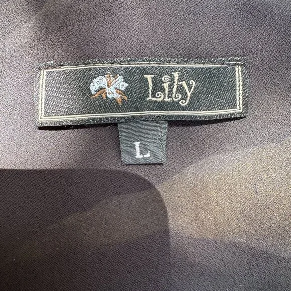 Lily Vintage Y2K Floral Black Pink Womens Flowy Stretch Lightweight Boho Skirt L - Picture 2 of 6